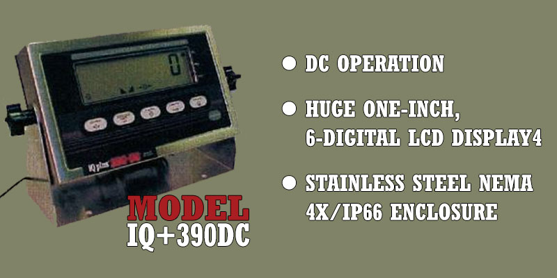 Battery powered digital weight indicator